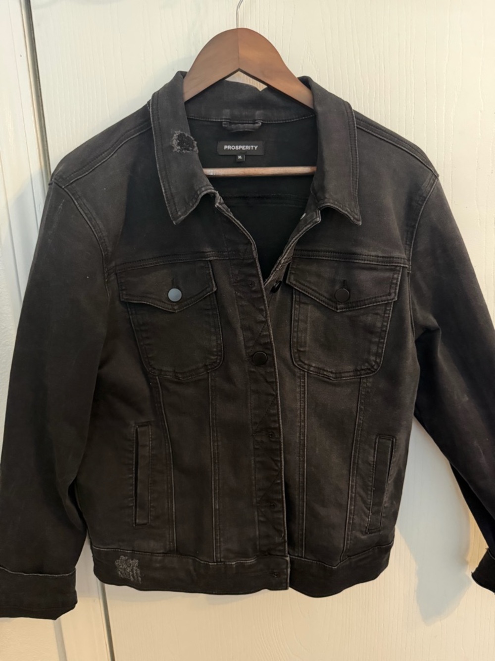 Prosperity Women's Black Jean Jacket
